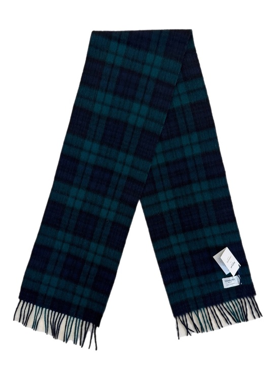 Edinburgh Lambswool Collection Scarf NWT – Black Watch Tartan - Made in Scotland - Picture 4 of 11